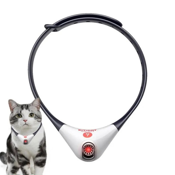 Cheerble KiTiDOT Black Collar інтерактивна іграшка - чорний смарт нашийник із лазерним променем для котів (С1121)