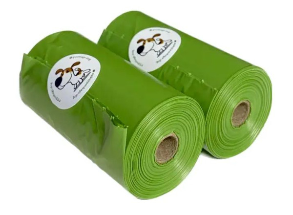 Dog Waste Poo Bags одноразові пакетики для собак, з ароматом лаванди, 120 шт (8 рулонів по 15 пакетів) (20220300)
