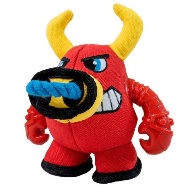 Іграшка для собак CROCI PELOUCHE Казкові воїни (бик), пищалка, 18x12x12 см