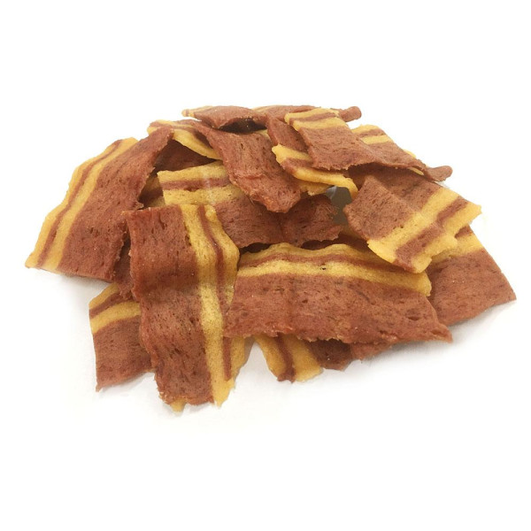 Ласощі "Селянські Смаколики" для собак,качині слайси з куркою , 12х 2х 0,4см , 500г