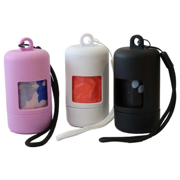 Міні-сумка CROCI Jar з пакетами для фекалій, різні кольори, 7,5x4 см