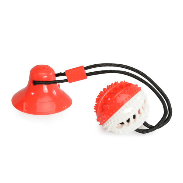 Іграшка для собак CAMON м'ячик з TPR з присоскою, 9,5 см