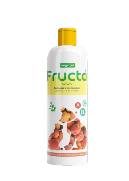 Magic Pet Fructa бальзам-ополіскувач з екстрактом персика для котів і собак, 220 мл (9020)