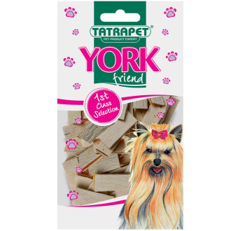 Ласощі для собак TETRAPET York, снекі-сендвіч з куркою та рибою, 50 г