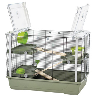Клітка для кролів та морських свинок MPS EVA 23 GREEN/BLACK, 79x45x60h