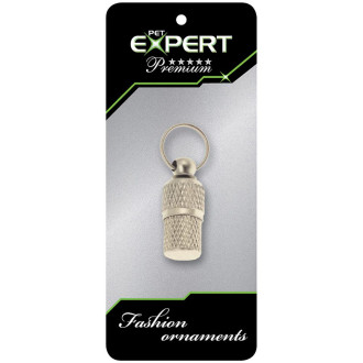 Підвіска на комір TETRAPET Expert, адресник в хромі, 3 см