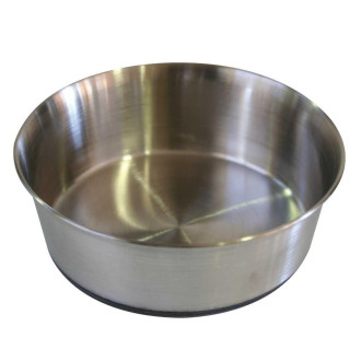 Миска CROCI Heavy глибока, гумове дно, нерж.,  1л, 16см