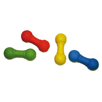 Іграшка для собак CROCI Гантелька гумова, 10 см, 4 кольори