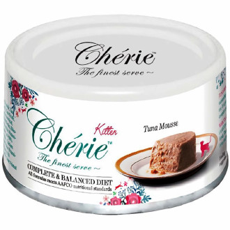 Cherie Complete & Balanced Tuna Mousse Kitten мус із тунцем для кошенят від 1,5 до 12 місяців, 80 гр (CHT17501)