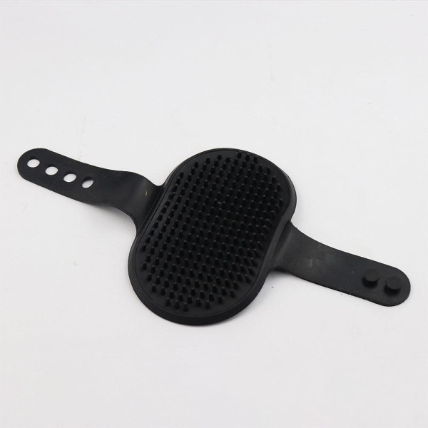 Щітка силіконова на руку,для вичіс.шерсті (регул. ремінець) "Пухнастики" 13*26 см