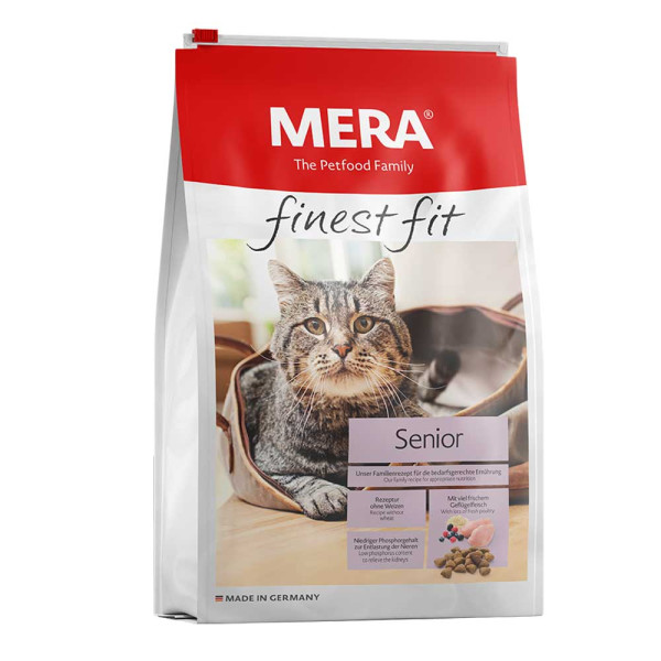 Мера Mera Finest Fit Senior Cat сухий корм із птахом і лісовими ягодами для літніх котів старше 8 років, 4 кг (33934)