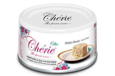 Cherie Complete & Balanced Chicken Mousse Kitten мус із куркою для кошенят від 1,5 до 12 місяців, 80 гр (CHT17502)