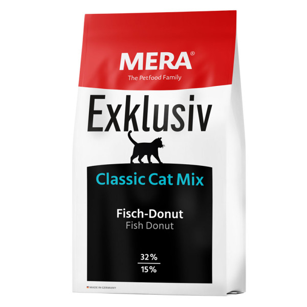 Мера Mera Exklusiv Classic Cat Adult Mix Fish Donut сухий корм з рибою для дорослих котів, 20 кг (075160)