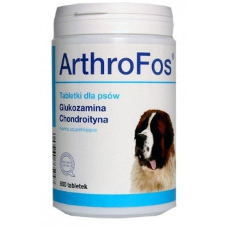 Артрофос Arthrofos Dolfos вітамінна добавка для суглобів собак з глюкозаміном і хондроїтином, 800 таблеток