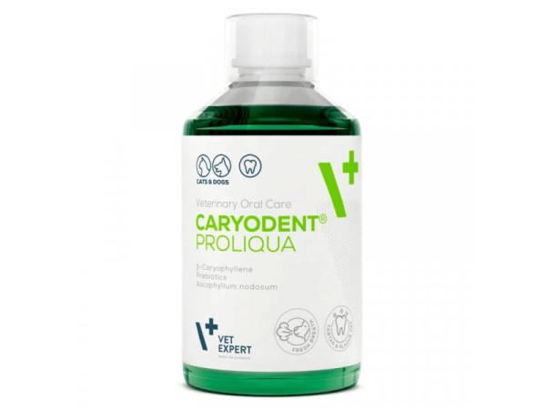 КеріоДент VetExpert Caryodent Proliqua рідина для догляду за ротовою порожниною котів і собак, 250 мл, концентрат