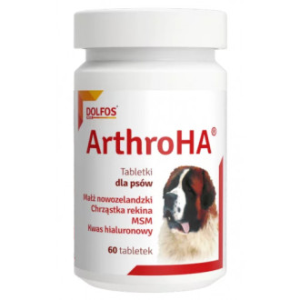 Артро Ха Arthro Ha Dolfos вітаміни з глюкозаміном, хондроїтином для собак, 60 таблеток