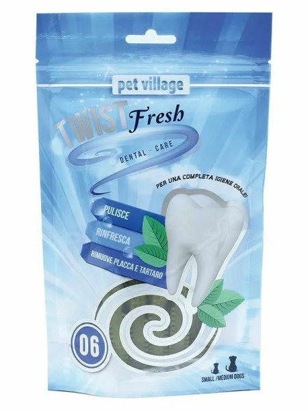 Twist Fresh 06 Dental Care 360° Bones стоматологічні ласощі для дрібних та середніх собак, 100 гр (5200010006)