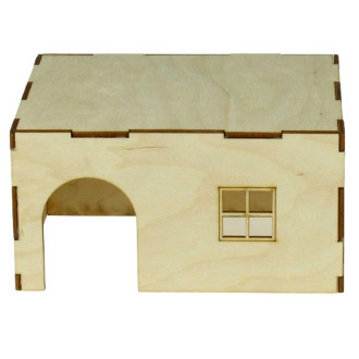 Дерев'яний будиночок для гризунів TETRAPET, 17,5х13х9 см