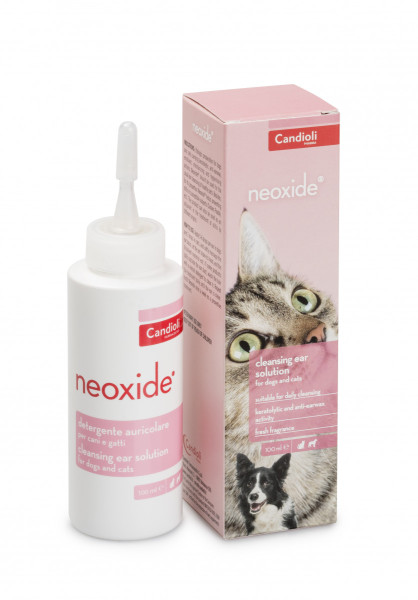 Кандіолі Неоксід Candioli Neoxide лосьйон для чищення вух у собак і кішок, 100 мл (PSE5198)