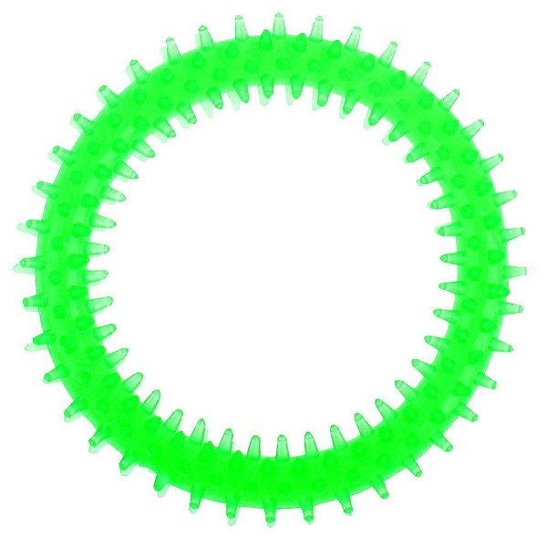 Іграшка для собак TETRAPET Dental Gum, кільце з шипами гумове, 11 см