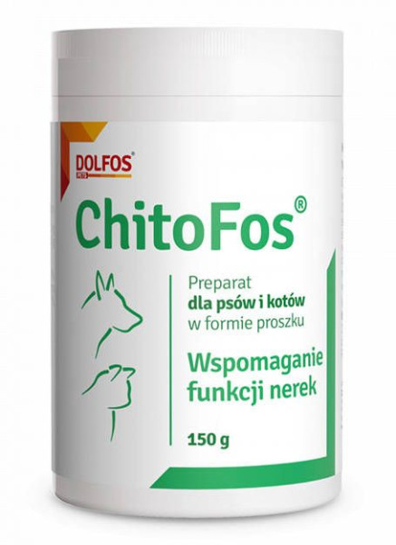 Хітофос Сhitofos Dolfos порошок для підтримки функції нирок у собак і кішок, 150 гр
