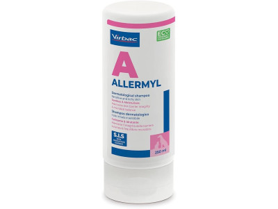Алерміл Virbac Allermyl shampoo протиалергенний шампунь для кішок і собак, 250 мл