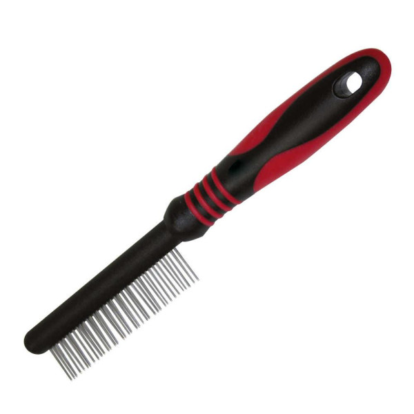 Гребінець CROCI односторонній для видалення бліх, вис. зуб. 18 мм, 3х21,5 см