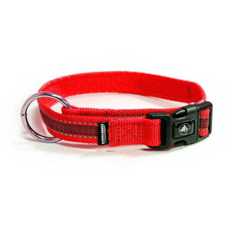 Нашийник CROCI HIKING VENTURE, регульований, червоний, нейлон, 3,8x65-75 см