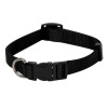 Нашийник CROCI нейлон, регульований, чорний, 21-28x1 см