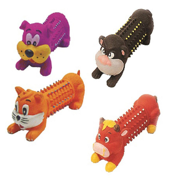 Іграшка для собак TETRAPET Toys Fun, латексні тваринки, 18-20 см