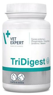 Трідігест tridigest Vetexpert харчова добавка підтримує травлення у собак і кішок, 40 таблеток