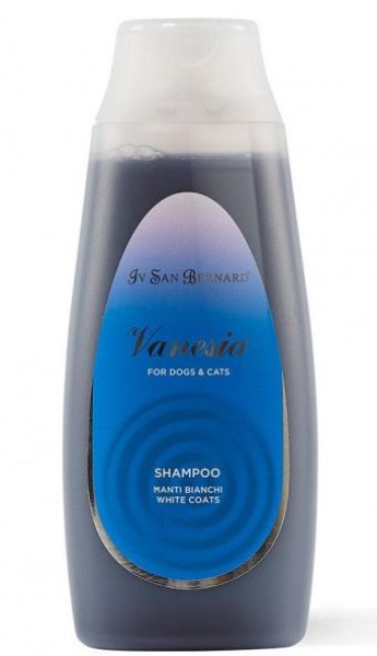 Шампунь Iv San Bernard Vanesia White Coat Shampoo для білої шерсті собак і котів ( видаляє жовті плями ), 300 мл