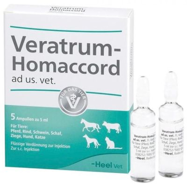 Вератрум - Гомакорд Хеель, ампула 5 мл, для лікування гастроєнтериту, гострої діареї, колапсу