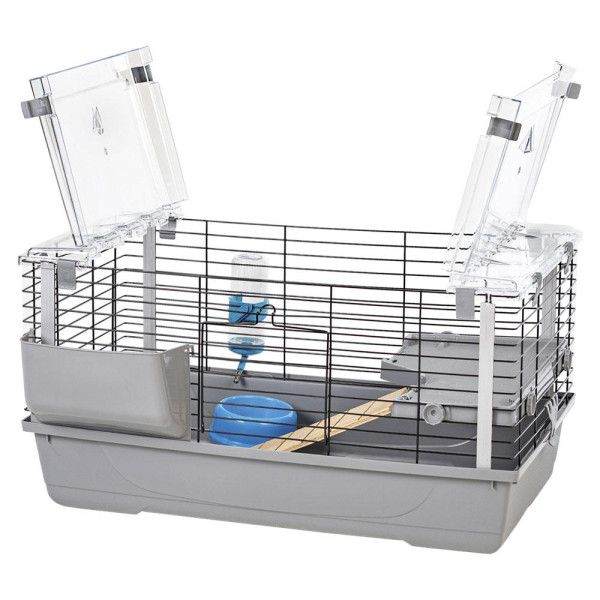 Клітка для кролів MPS EVA GREY/BLACK, 79x45x52