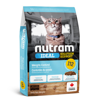 Нутрам I12 Nutram Ideal SS Weight Control Cat корм холістик з куркою для котів з надмірною вагою, 20 кг (I12_(20kg)