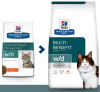 Хілс Hill's PD Feline W/D Multi-Benefit лікувальний сухий корм для котів у разі цукрового діабету та ожиріння, 3 кг (605849)