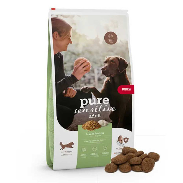 Мера Mera Pure Sensitive Dog Adult Insect Protein сухий корм із білком комах для дорослих собак, 12,5 кг (056550)