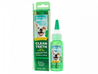 Тропіклін гель Свіже дихання TropiСlean Fresh Breath Gel (No Brush) для чищення зубів у собак, 59 мл