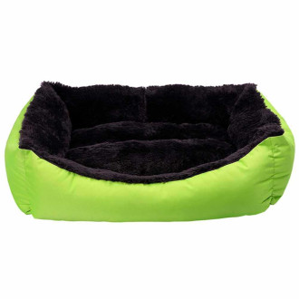 Лежак для тварини MILORD JELLYBEAN ,прямокутний (салатов/чорний) 78*60*22 см, 25 кг L