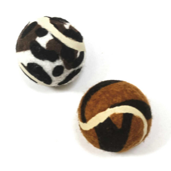 Іграшка для котів CROCI М'яч Анімаль, Д = 3,8 см