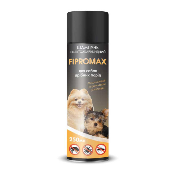 Шампунь SUPREMO FIPROMAX від бліх (з пропоксуром) для собак дрібних порід, 250 мл