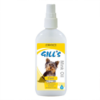 Спрей Croci Gill's Mink Oil норкова олія для шерсті собак, 150 мл (C3052059)
