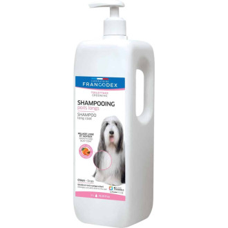 Шампунь Francodex Long Coat Dog Shampoo з олією Ши для собак із довгою шерстю, 1 л