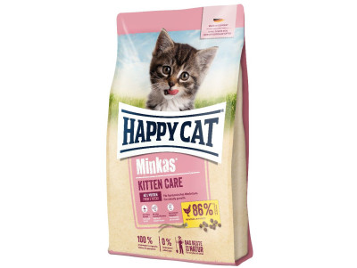 Happy Cat Minkas Kitten Care збалансований сухий корм для кошенят віком від 5-ти тижнів, 1,5 кг (70407)
