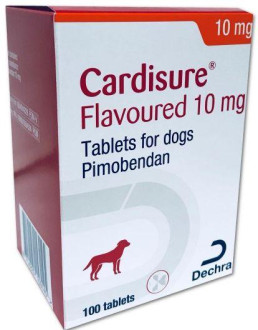Кардішур 10 мг Cardisure підтримка при серцевій недостатності у собак, 10 таблеток