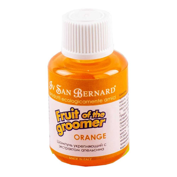 Шампунь Апельсин Iv San Bernard Orange Shampoo з силіконом для слабкої шерсті собак і котів, що випадає, 30 мл