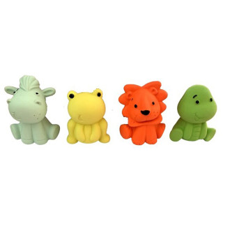 Іграшка для собак TETRAPET Toys Fun, латексні тварини міні mix з піщалкою, 8 см