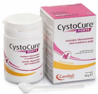 Цистокур Форте Кандіолі Candioli CystoCure Forte порошок для підтримки сечостатевої системи у собак і кішок, 30 гр