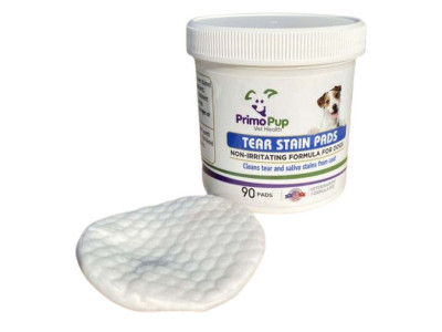 Прімо Пап Tear Stain Pads Primo Pup ватні диски (серветки) для видалення плям від сліз та слини у собак, 90 штук