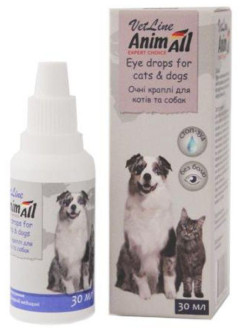 Очні краплі Animall Vetline для кішок і собак, 30 мл